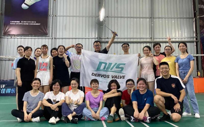 Dervos 2020 first team-building--let's go badminton  