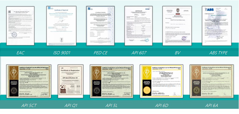 Dervos Valve Certification