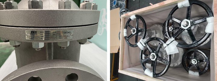 DN200 PN40 Stainless Steel Gate Valve EN1984 HW-OP BB RF OS&Y