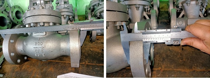 3" 600LB Stainless Steel Globe Valve BB RTJ CF8 Hand Wheel BS1873