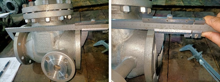 DIN DN125 PN16 Stainless Steel Gate Valve HW-OP BB RF
