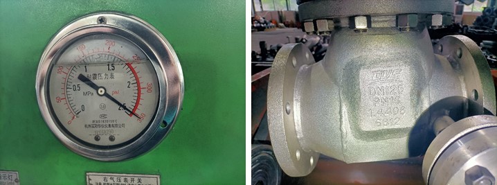 DIN DN125 PN16 Stainless Steel Gate Valve HW-OP BB RF