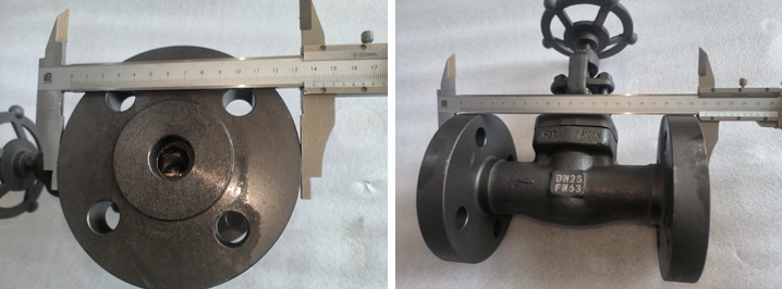 DN25 PN63 Forged Steel Globe Valve EN1092-1 B1 A105N H.W.