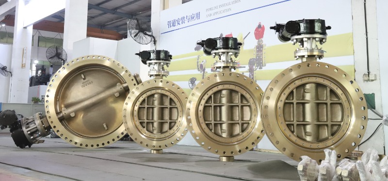 Butterfly valve case sharing
