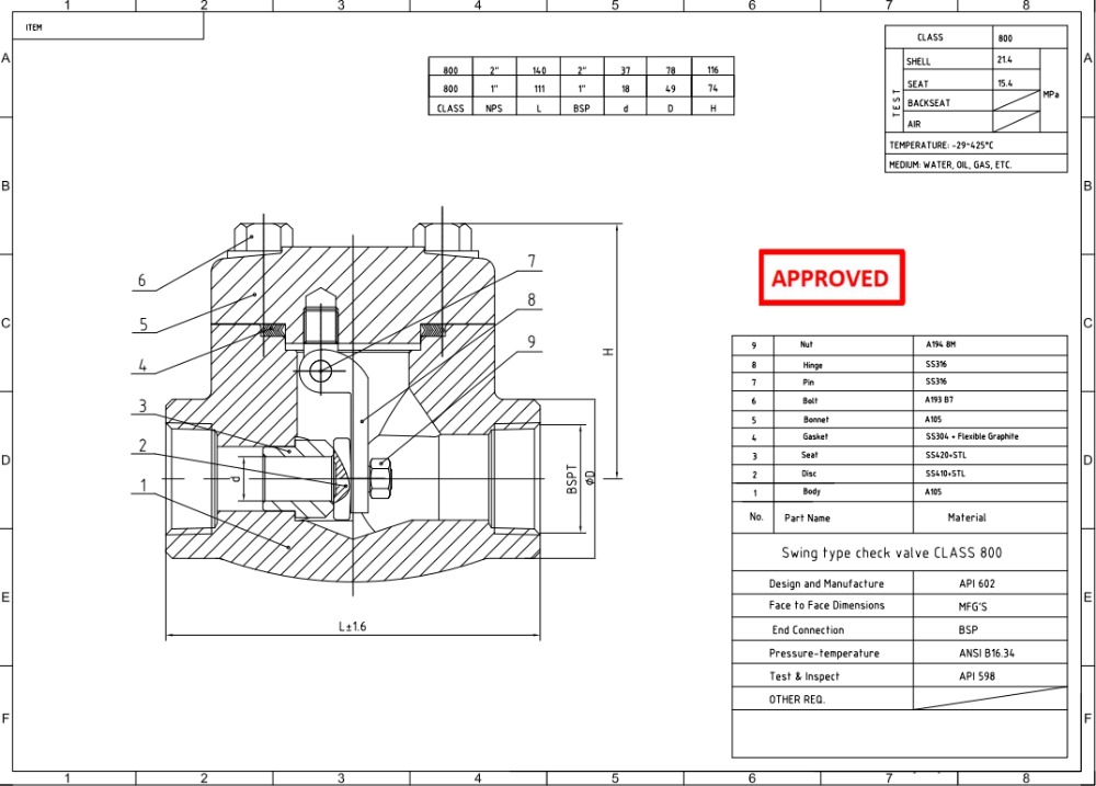 Swing Check Valve