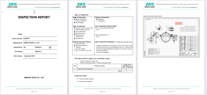 Butterfly Type Non-Slam Check Valve