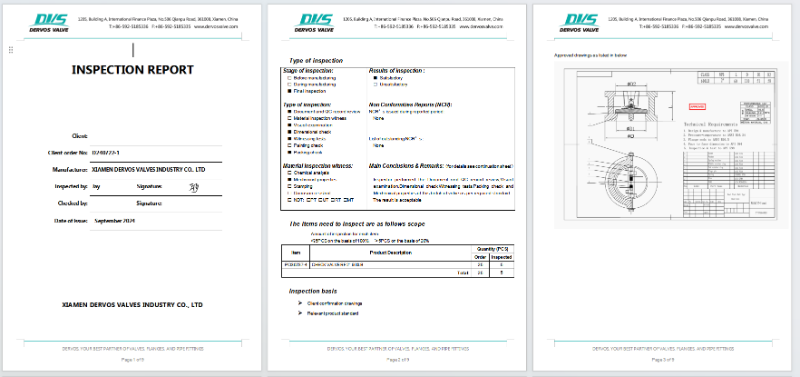 Dual Plate Wafe Type Check Valve