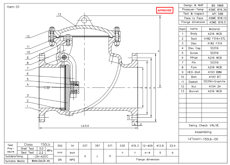 Swing Check Valve