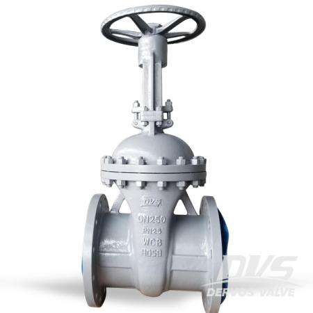 WCB Gate Valve PN25 DN250 Bolted Bonnet RF