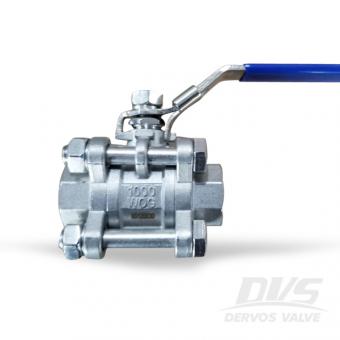 1Inch Three-Piece Manual Ball Valve Full Bore