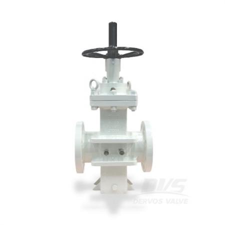 DN100 A516 Through Conduit Slab Gate Valve with Drain Valve