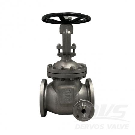 DIN DN125 PN16 Stainless Steel Gate Valve HW-OP BB RF