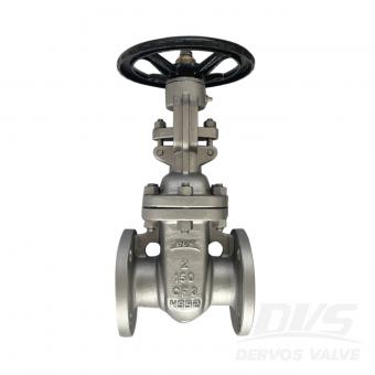 2 150LB Stainless Steel Gate Valve RF CF3 API600 Handwheel