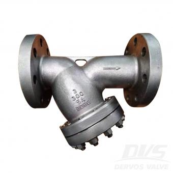 RF Connection, 3 300LB Y Type Strainer, ASME B16.34,