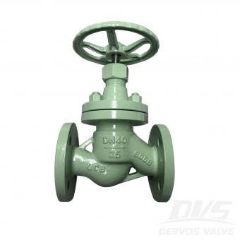 DN40 PN25 Ammonia Cast Steel Globe Valve, Body LCB