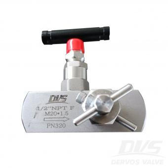 Lever, DN15 PN320 Needle Valve, FNPT, Body SS316,