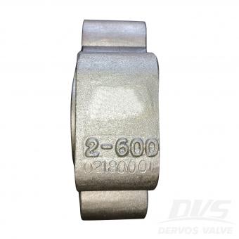 Lug Type, 2 600LB Dual Plate Wafer Check Valve, Body LCC
