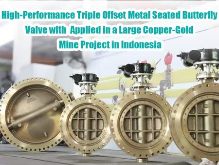 High-Performance Triple Offset Metal Seated Butterfly Valve with Gearbox Applied in a Large Copper-Gold Mine Project in Indonesia
