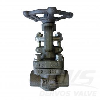 1/2 800LB Forged Steel Gate Valve API602 F5 SW H.W.