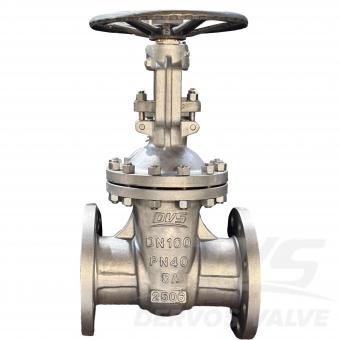 DN100 PN40 5A Duplex Stainless Steel Gate Valve EN 1984