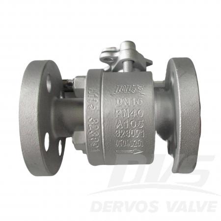 DN15 PN40 Forged Floating Ball Valve Body ASTM A105 ISO 17292