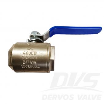 1/2” 400LB Floating Ball Valve Body B62 C83600 Lever OP.