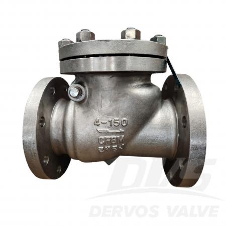 4 Inch 150LB Cast Steel Swing Check Valve Body CF8M API 6D