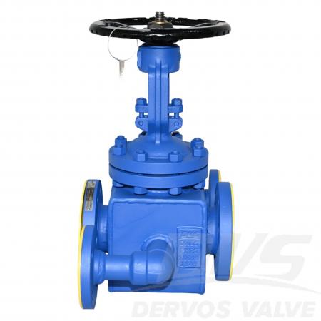 DN65 PN25 Cast Steel Gate Valve 1.0619 EN1092-1 B