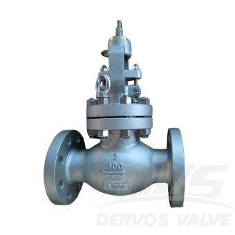 2 300LB Globe Valve RF CU5MCUC Hand Wheel BS1873