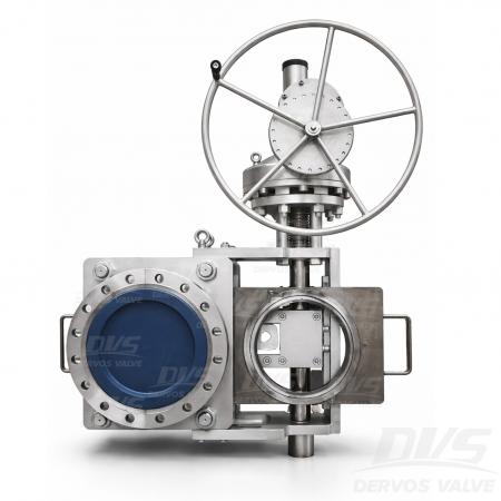 Forged Slide Blind Valve DN400 PN40 LF2, EN12516-1/2 for Steam Service