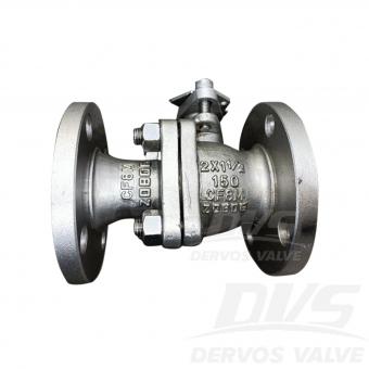 Cast Steel Floating Ball Valve 2×1-1/2 150LB API 6D