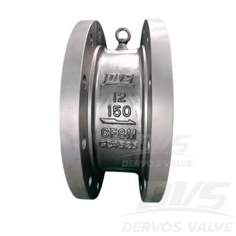 Dual Plate Wafer Type Check Valve 12 150LB FF API594 CF8M