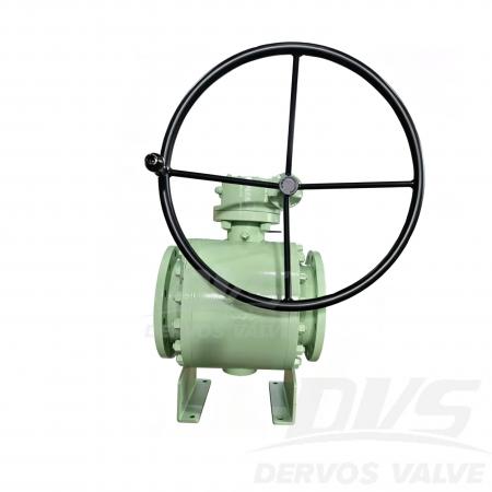 Forged Trunnion Ball Valve DN100 PN40 F316 RF