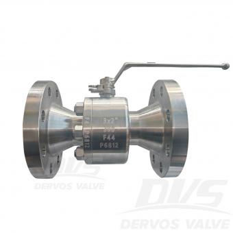 Forged Steel Floating Ball Valve 3”X2 300LB F44