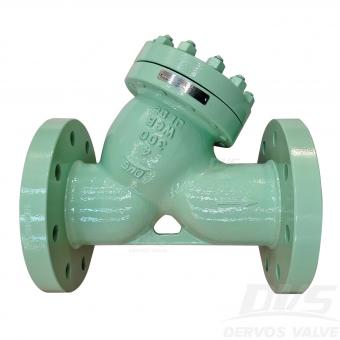 Y Type Strainer 4 300LB WCB RF ASME B16.34