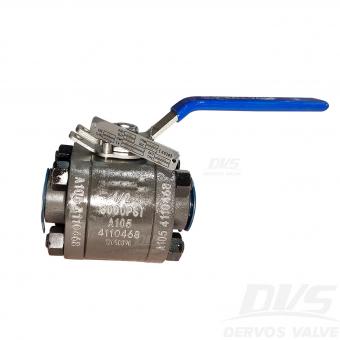Floating Ball Valve 1/2 3000PSI A105 API 608