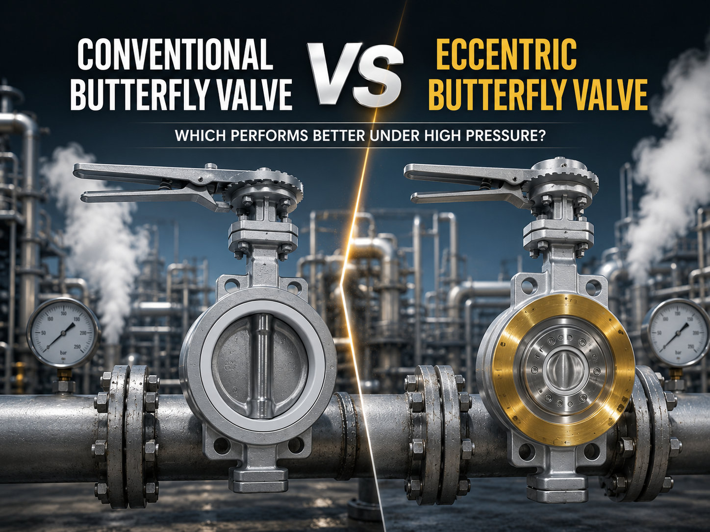 Conventional Butterfly Valve vs Eccentric Butterfly Valve: Which Performs Better Under High Pressure?