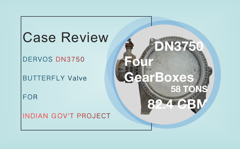 Case Review: DERVOS DN3750 BUTTERFLY VALVE FOR INDIAN GOVERNMENT PROJECT 