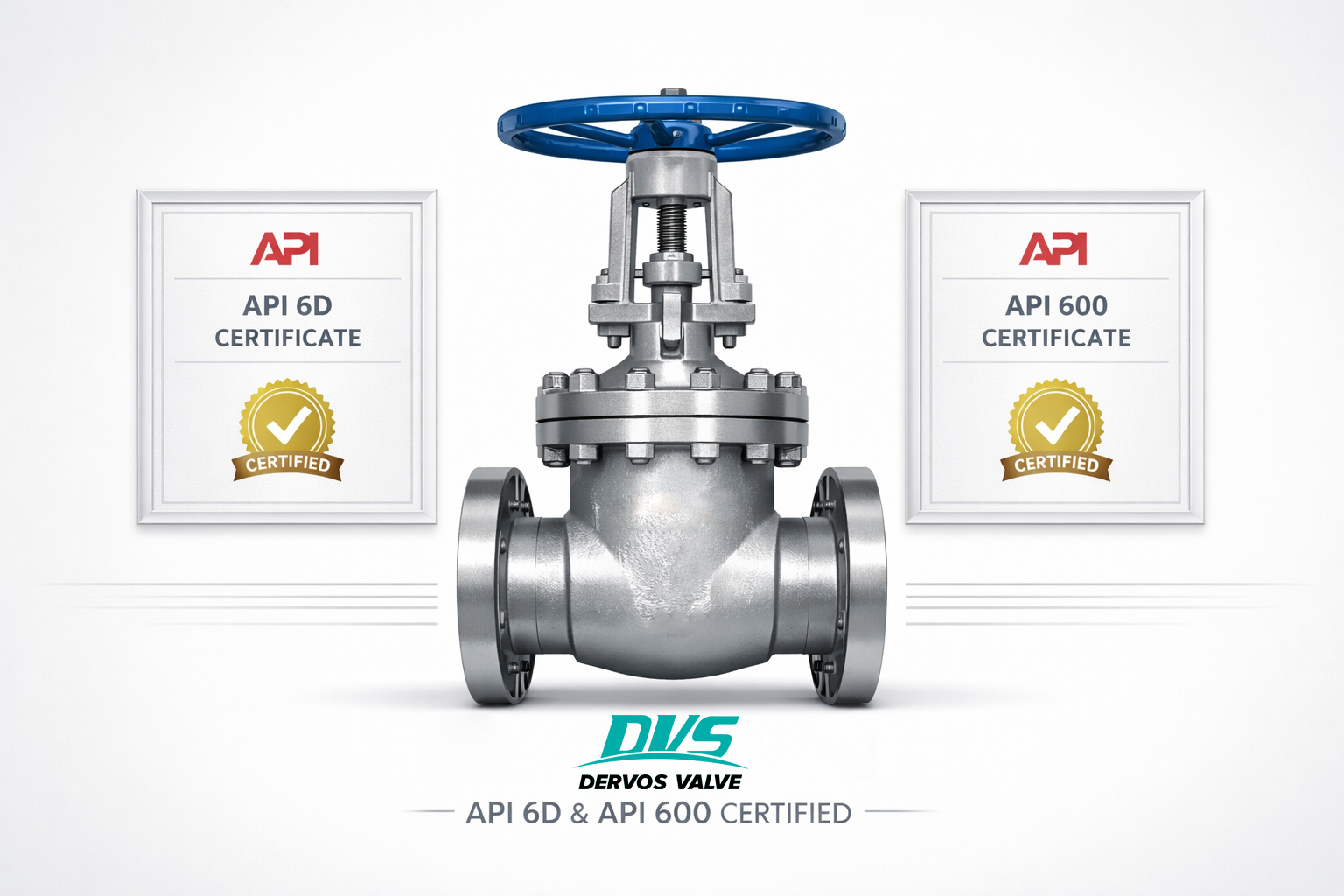  DERVOS Valve Completes Renewal of API 6D and API 600 Certifications