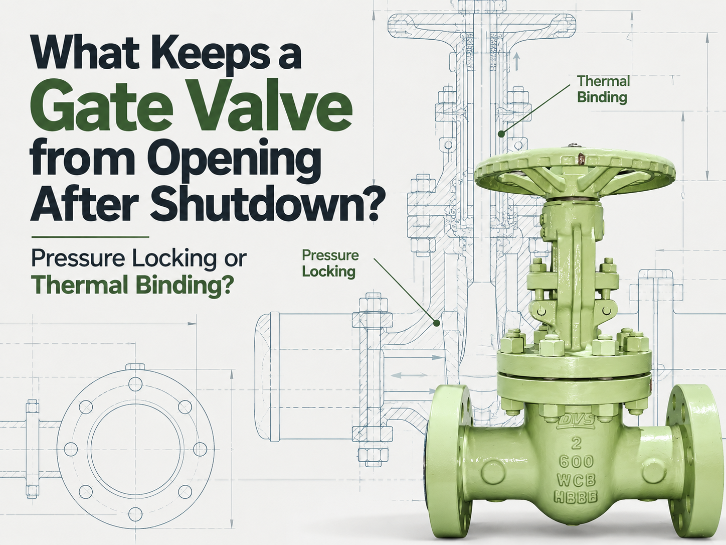 What Keeps a Gate Valve from Opening After Shutdown: Pressure Locking or Thermal Binding?