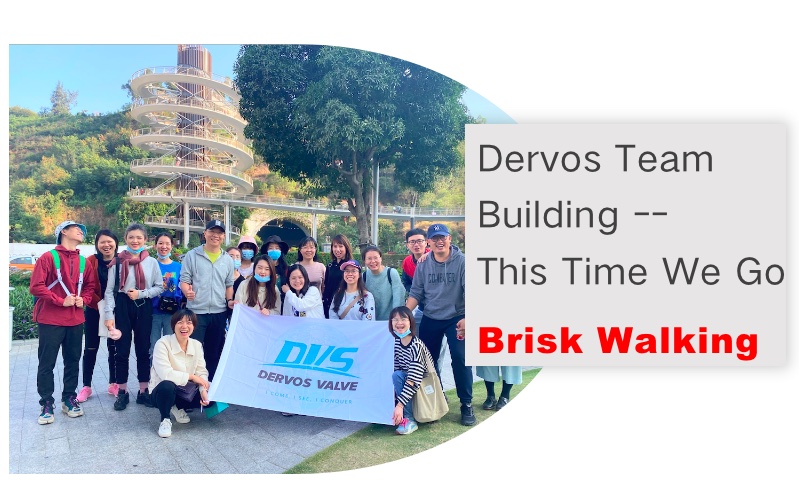 Dervos Team Building --This Time We Go Brisk Walking