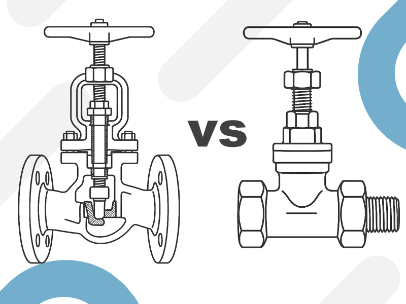 What Are the Differences Between Flanged Globe Valves and Threaded Globe Valves?