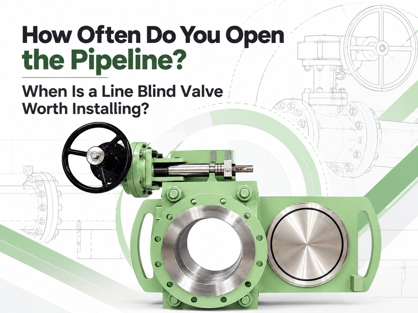 How Often Do You Open the Pipeline? When Is a Line Blind Valve Worth Installing?