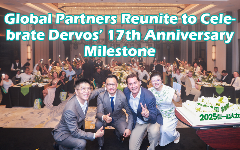 Global Partners Reunite to Celebrate Dervos' 17th Anniversary Milestone